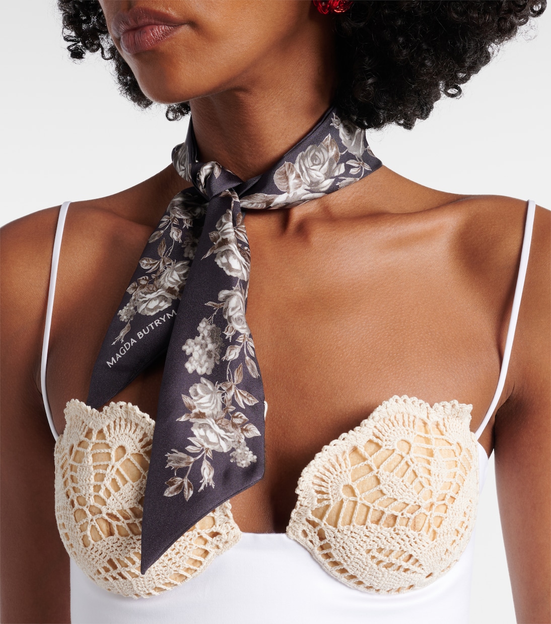 Floral silk scarf | Magda Butrym