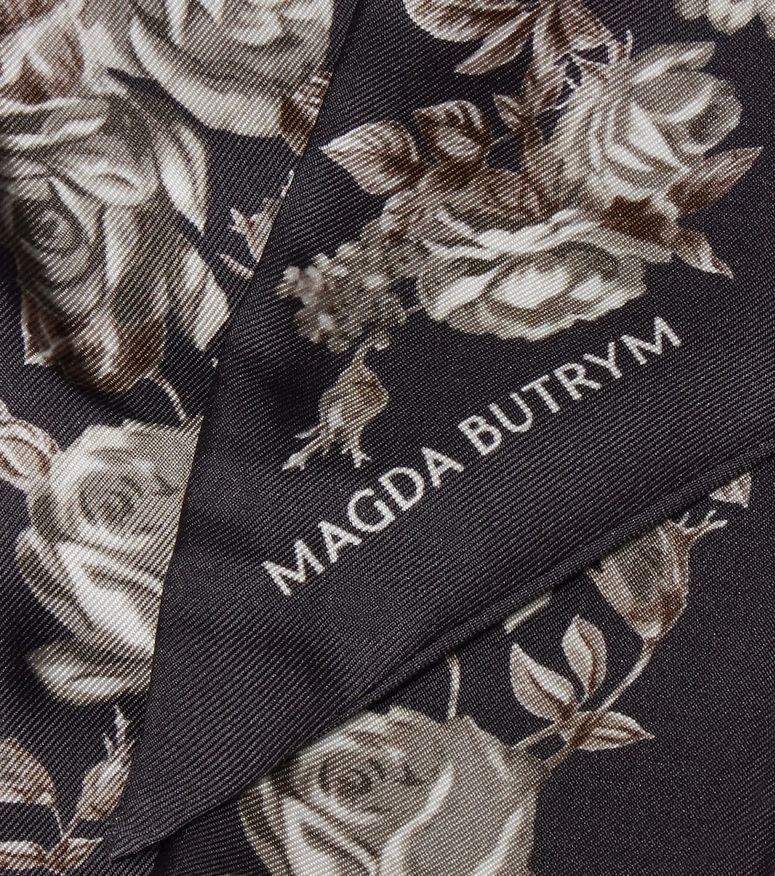 Floral silk scarf | Magda Butrym