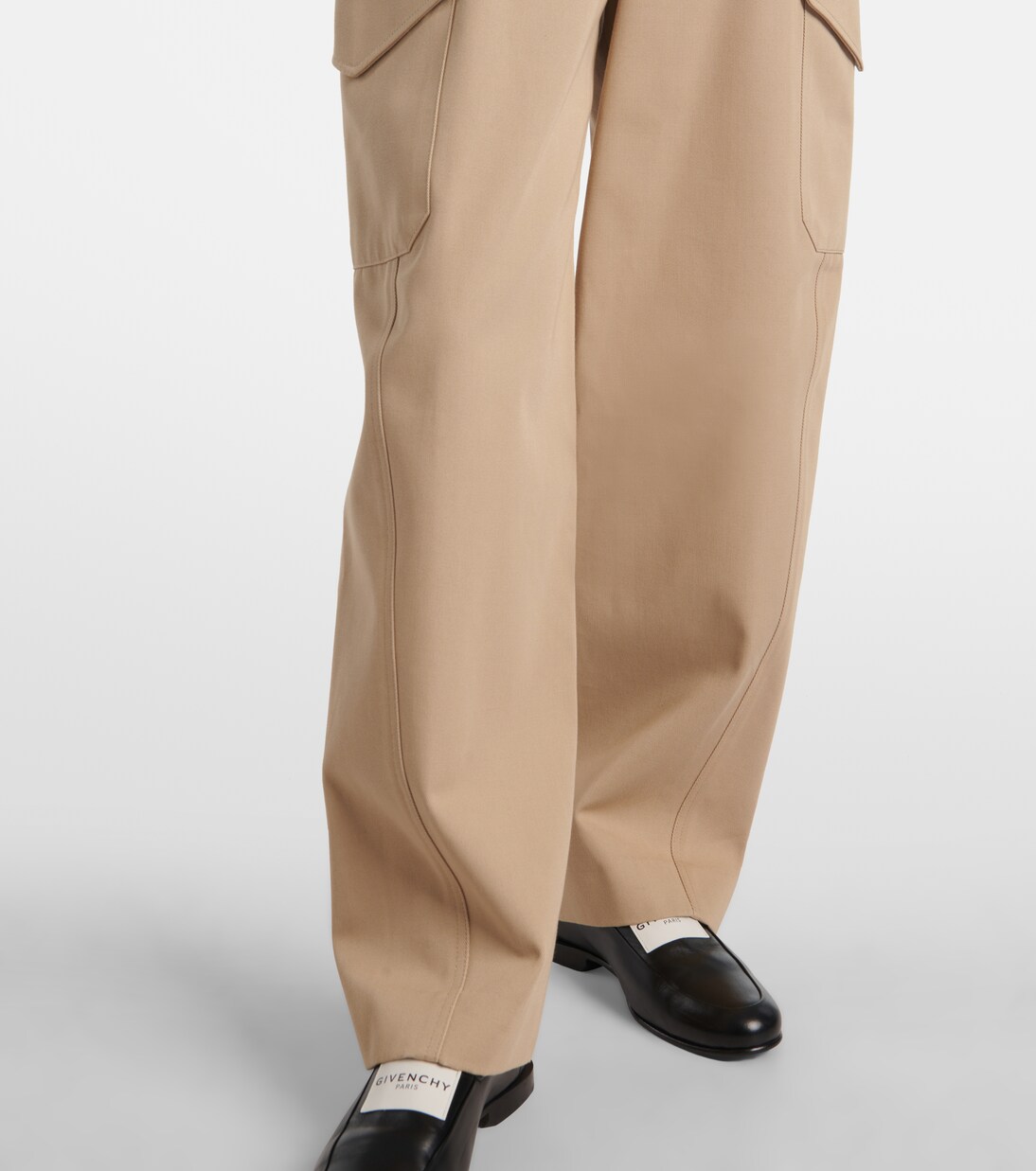 Cocoon cotton and wool cargo pants | Givenchy