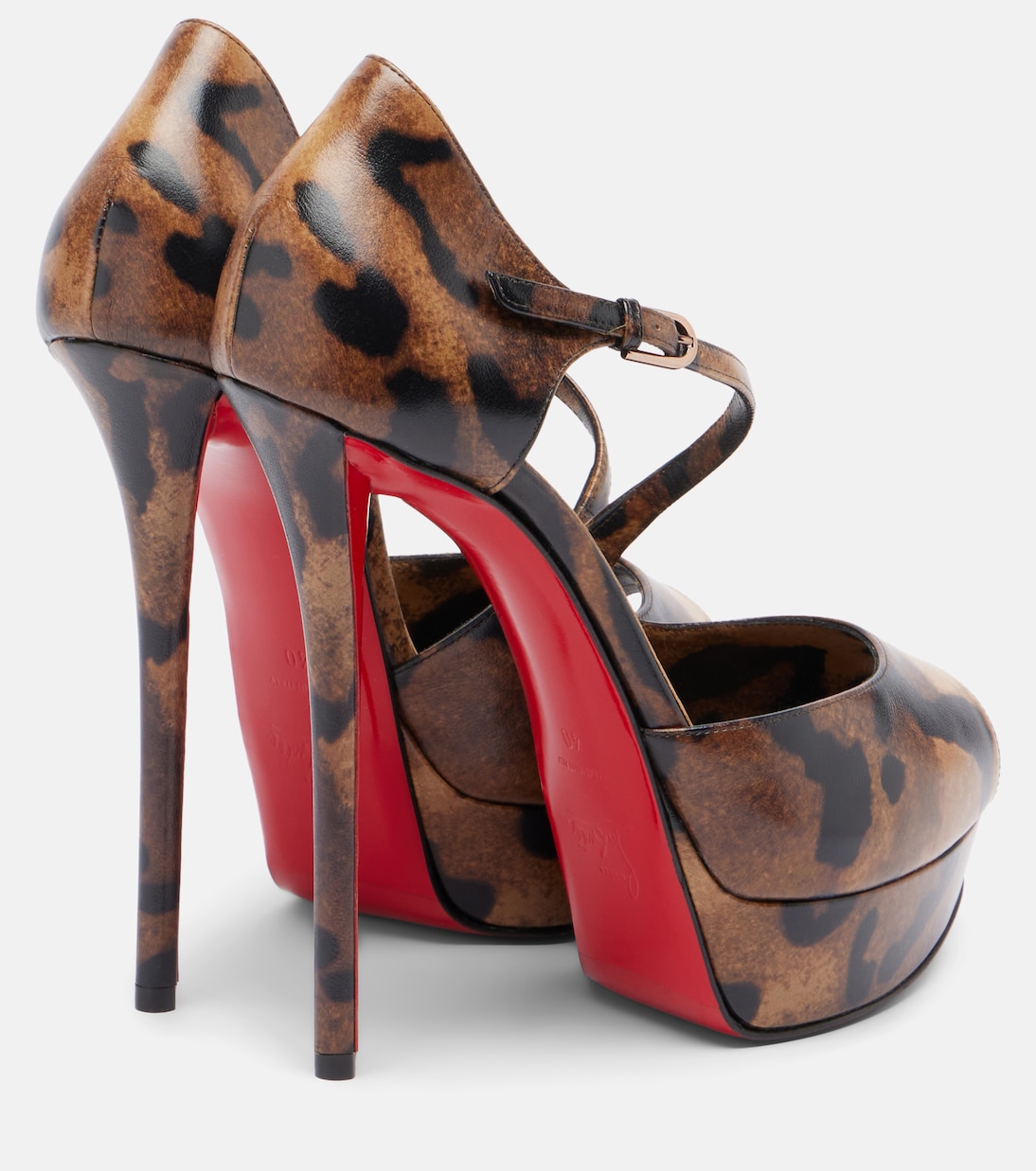 Miss Zigourata 160 leather platform pumps | Christian Louboutin