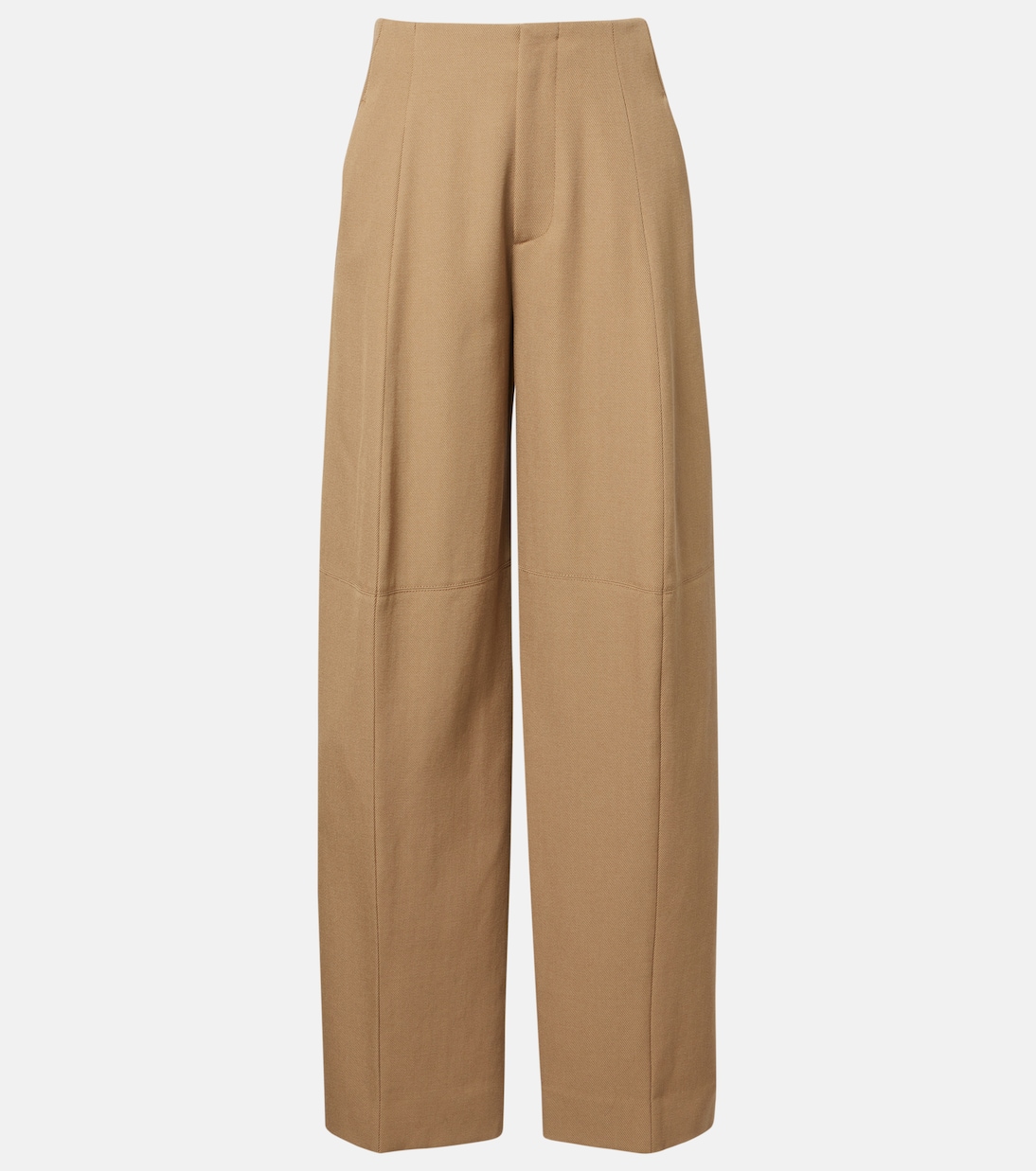 Weite High-Rise-Hose aus Schurwolle | Victoria Beckham