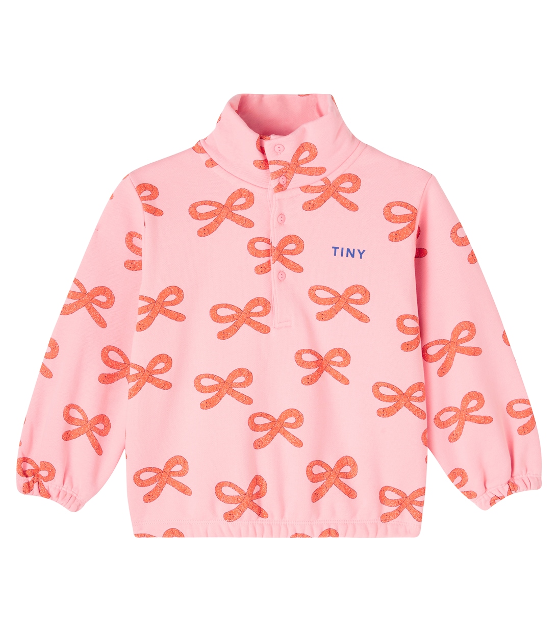 Worms printed cotton jersey sweatshirt | Tinycottons