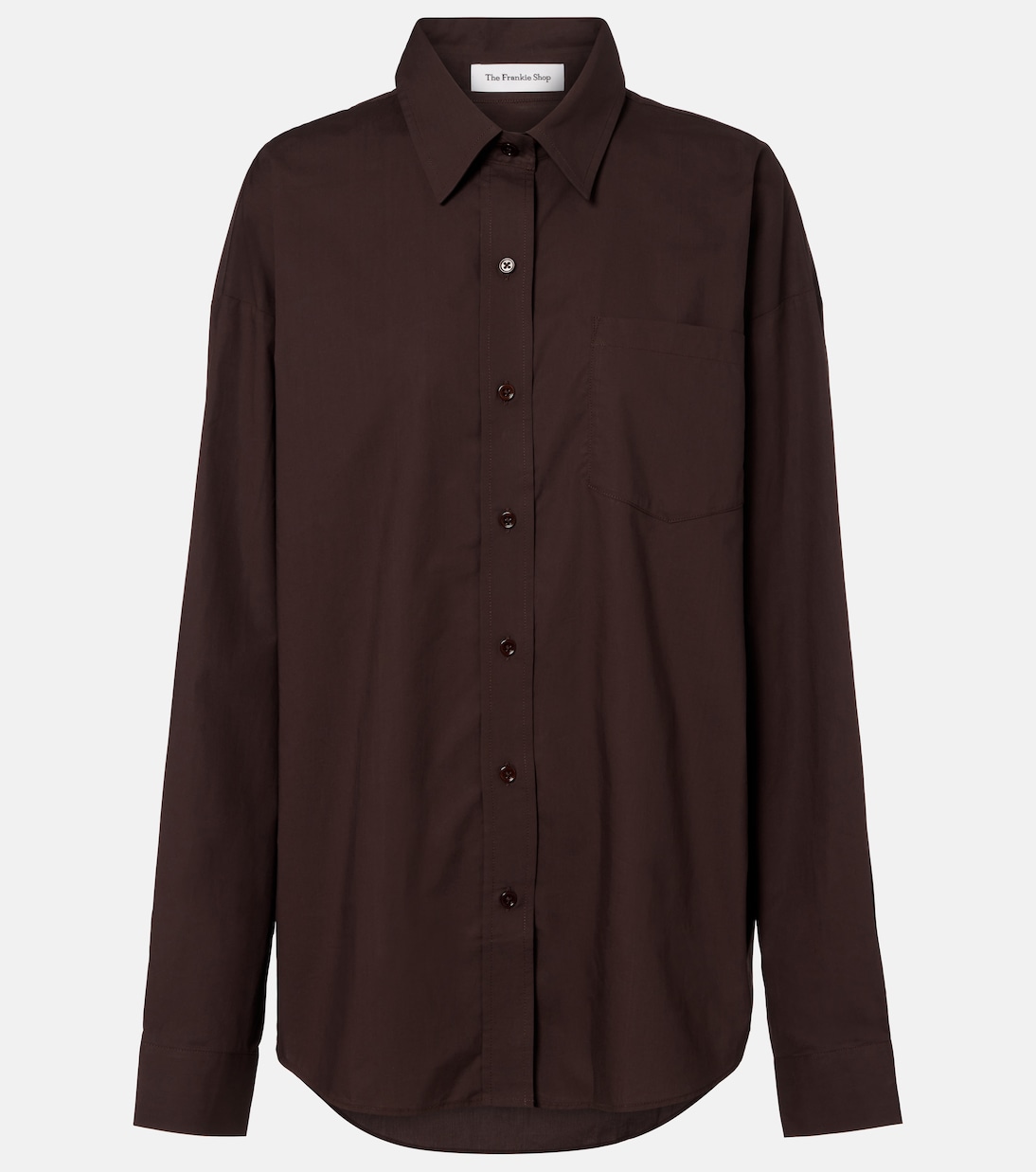 Ornella oversized cotton shirt | The Frankie Shop