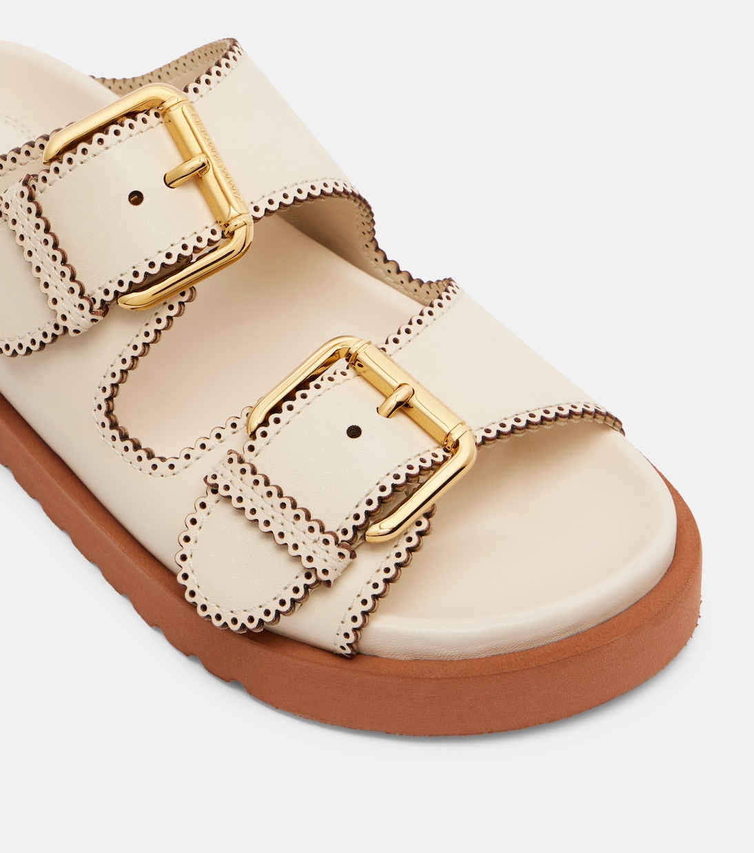Goldie leather sandals | Zimmermann