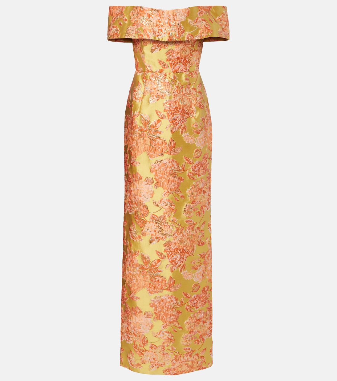 Clover embellished floral gown  | Markarian
