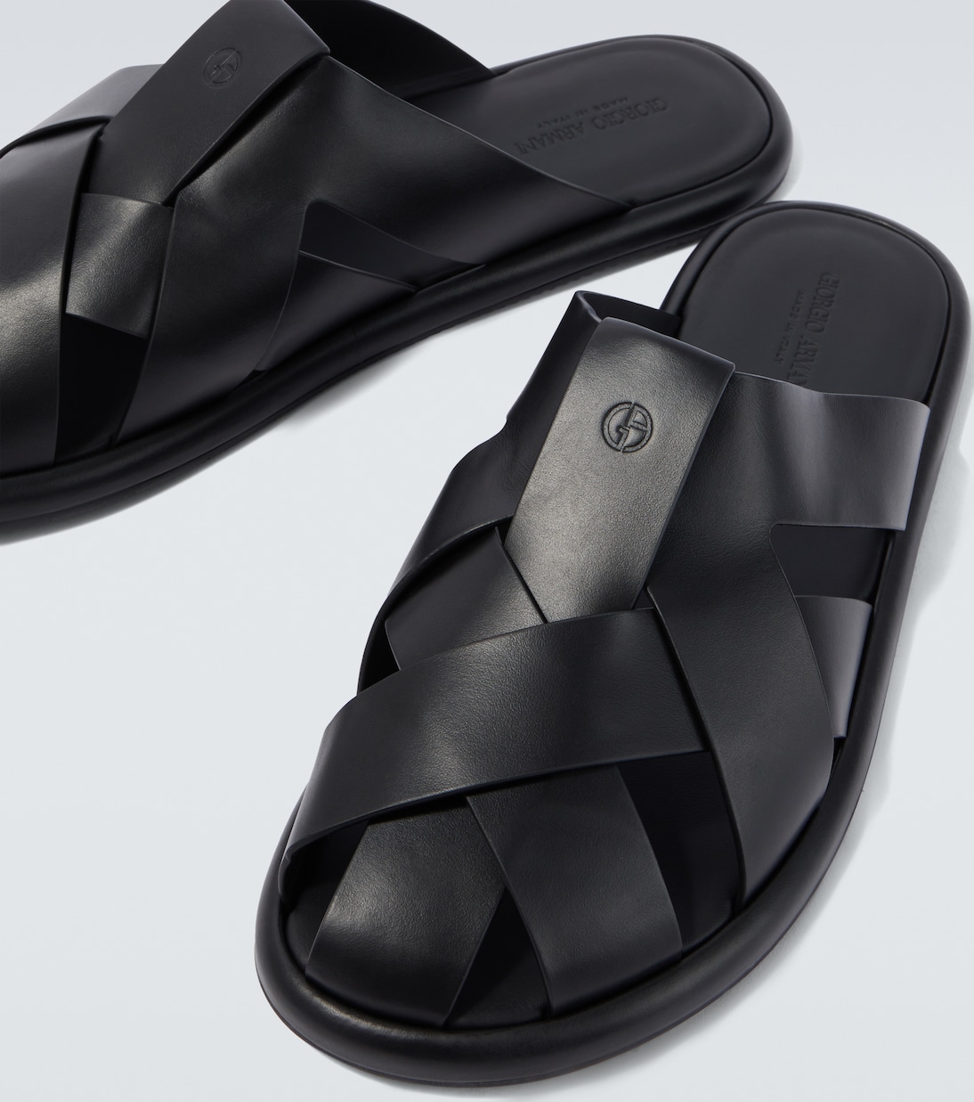 Leather sandals | Giorgio Armani