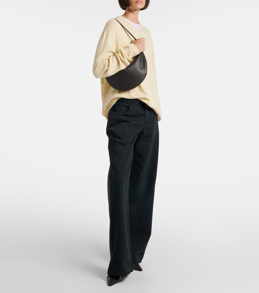 Schultertasche Izzy Small aus Leder | The Row