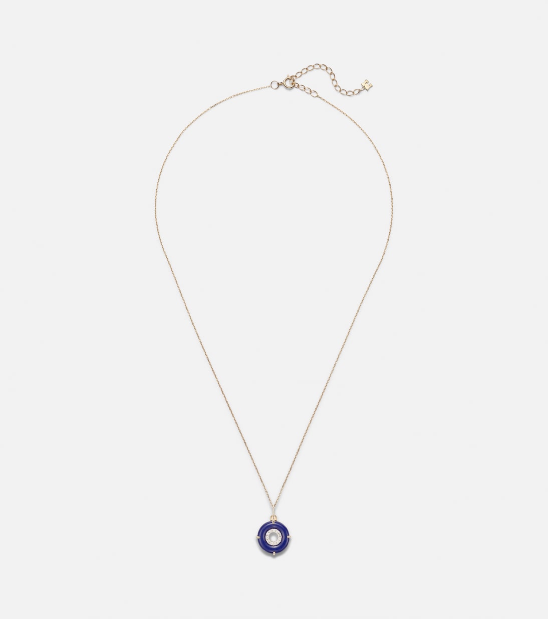Collier en or 14 ct, lapis-lazuli et diamants | Mateo