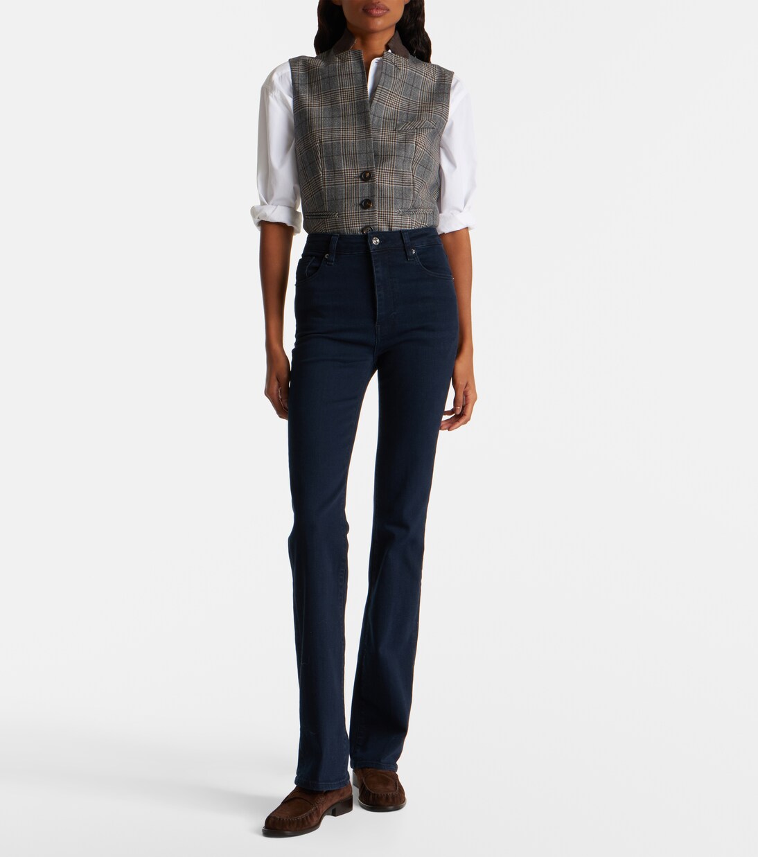 Jean bootcut Reboot à taille haute | Frame