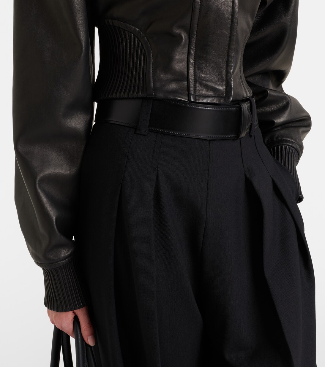 Ossido leather blouson jacket | Sportmax