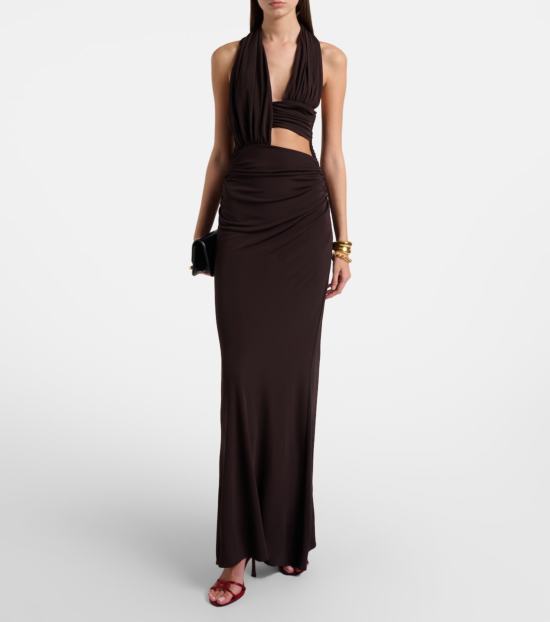 Leo 100 satin sandals | Jimmy Choo