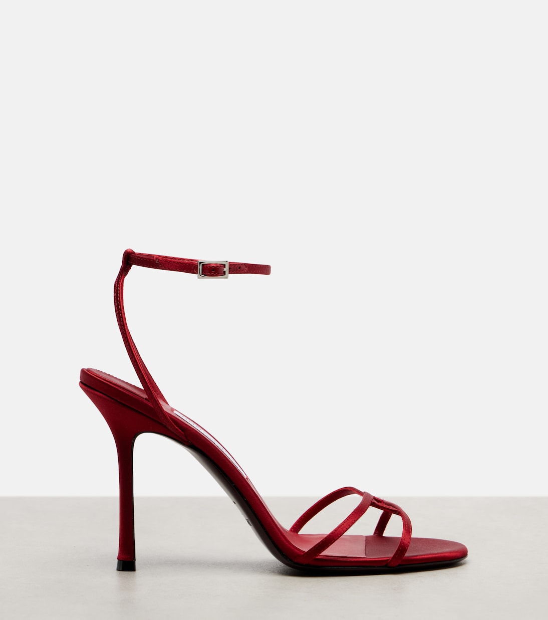 Leo 100 satin sandals | Jimmy Choo