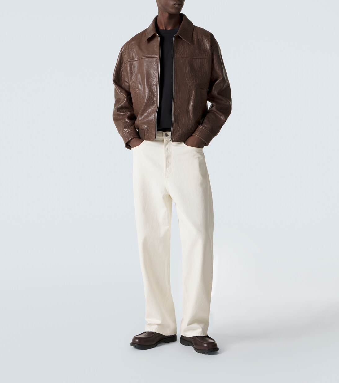 Bomberjacke aus Leder | Frame