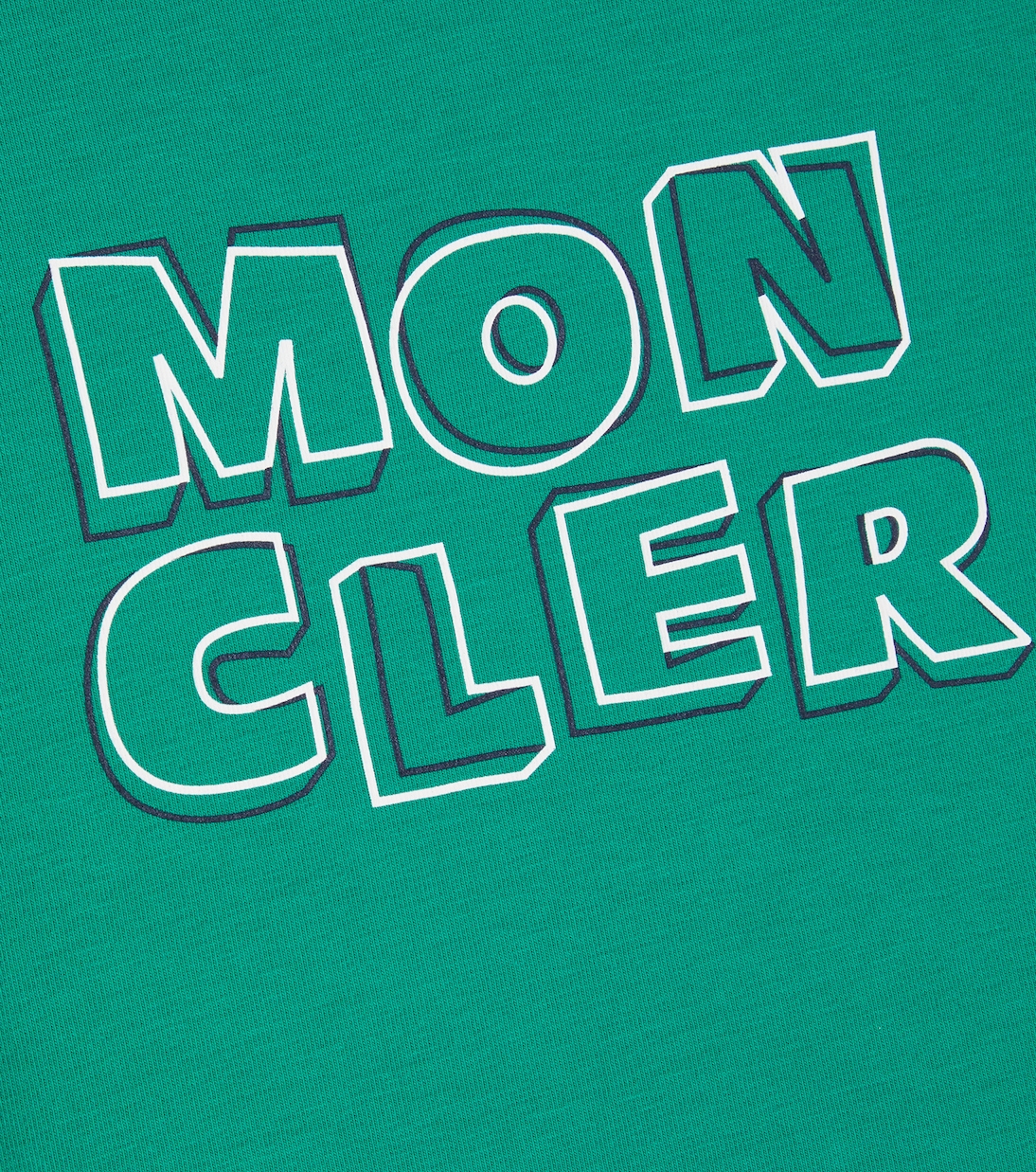 Bébé – T-shirt en coton mélangé à logo | Moncler Enfant