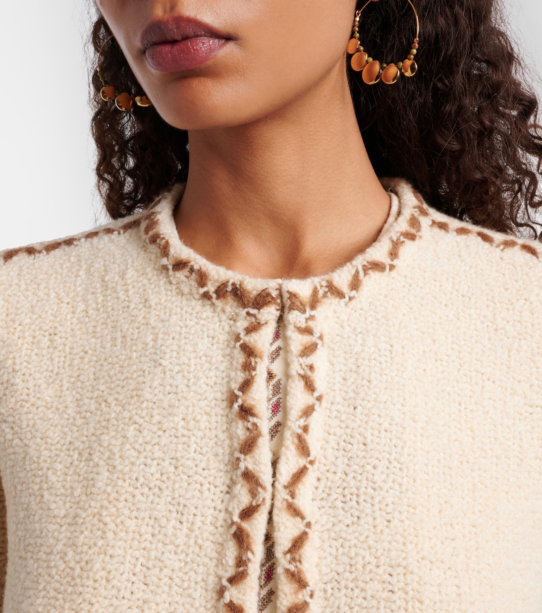 Cardigan Rochelle aus Tweed | Marant Etoile