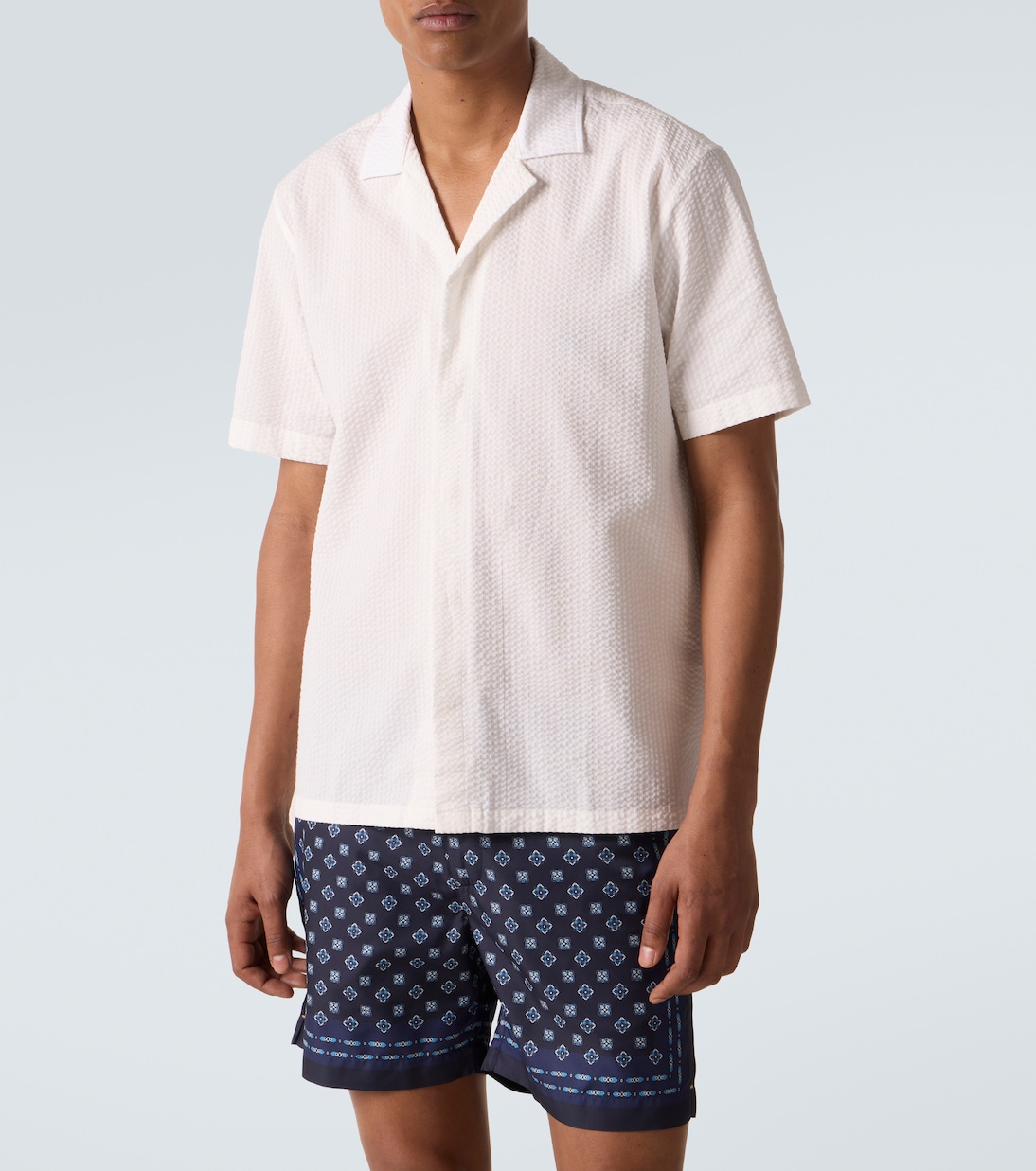 Maitan cotton bowling shirt | Orlebar Brown