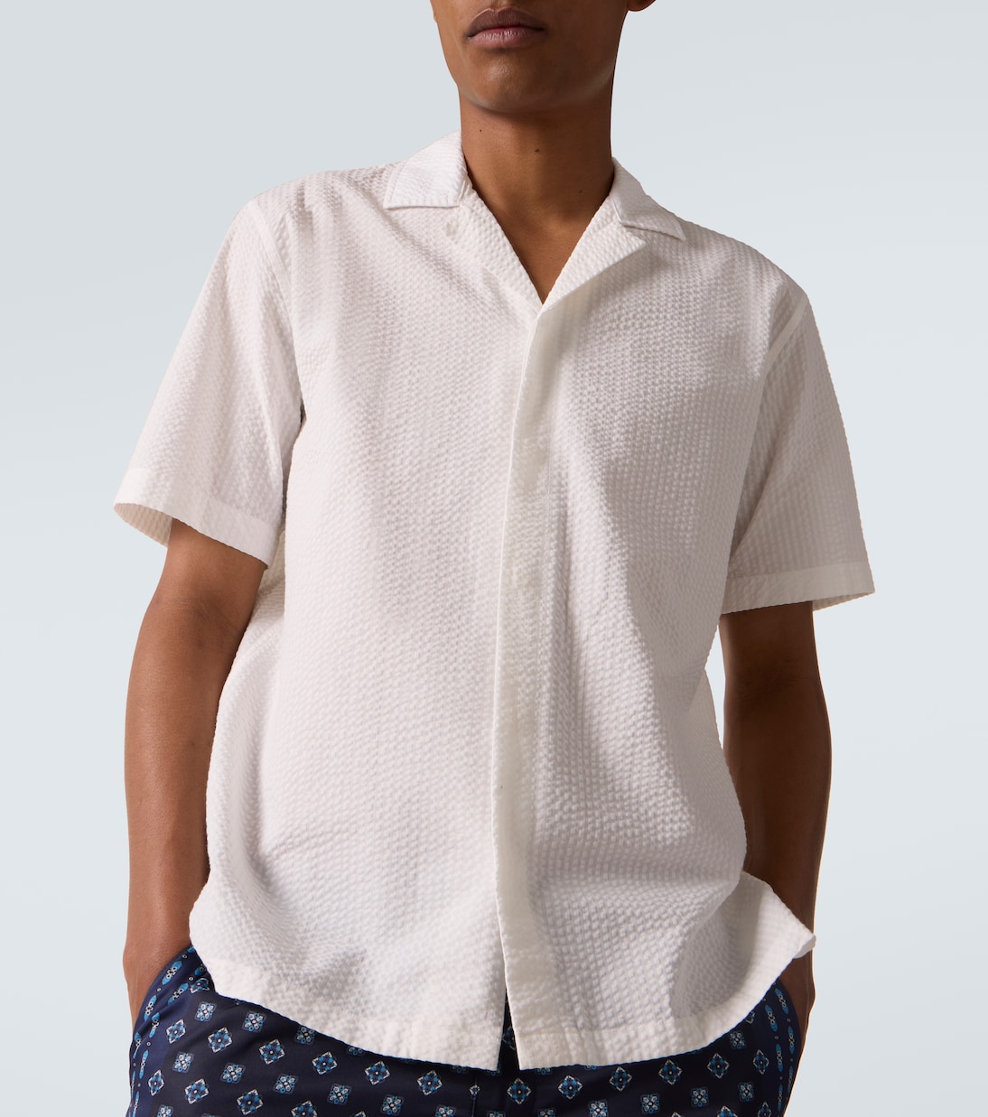 Maitan cotton bowling shirt | Orlebar Brown