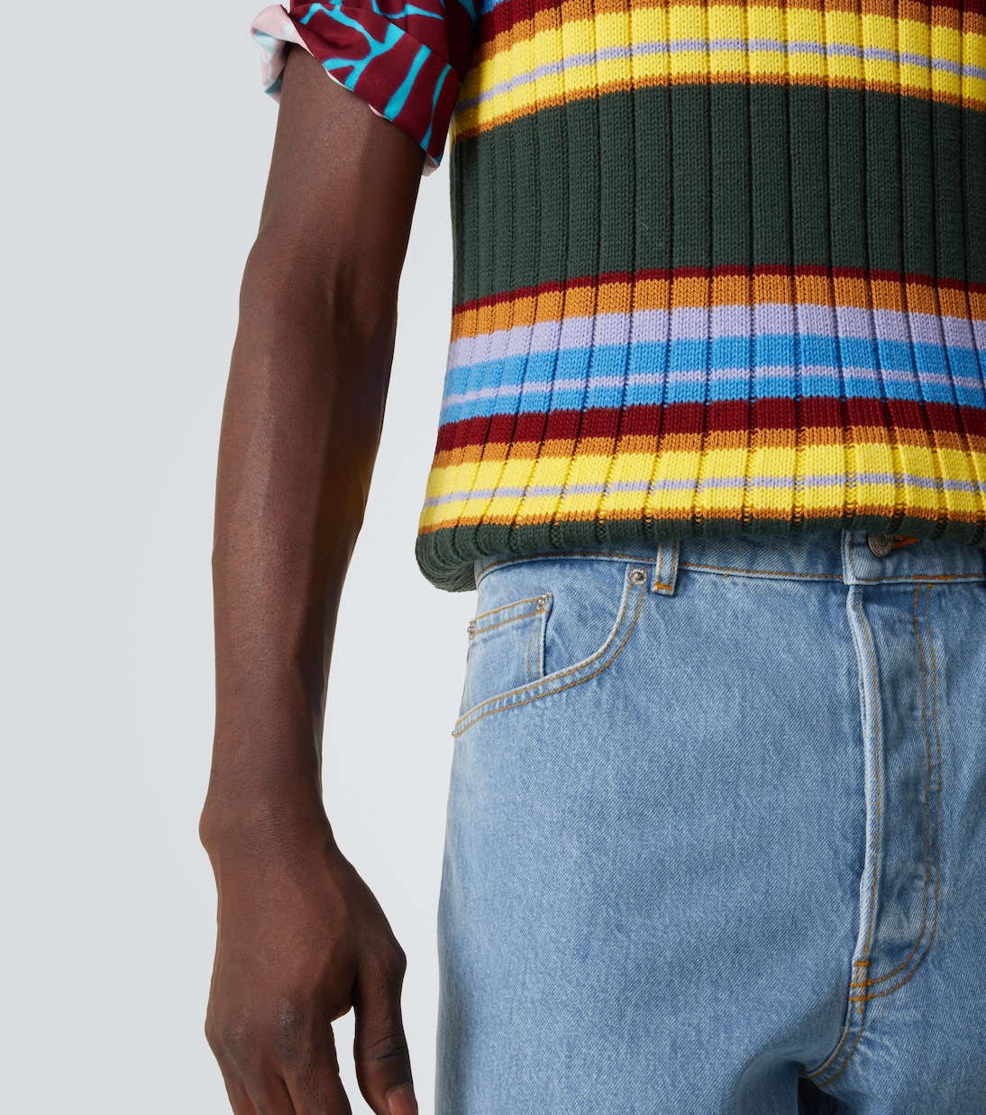 Logo straight jeans | Dries Van Noten