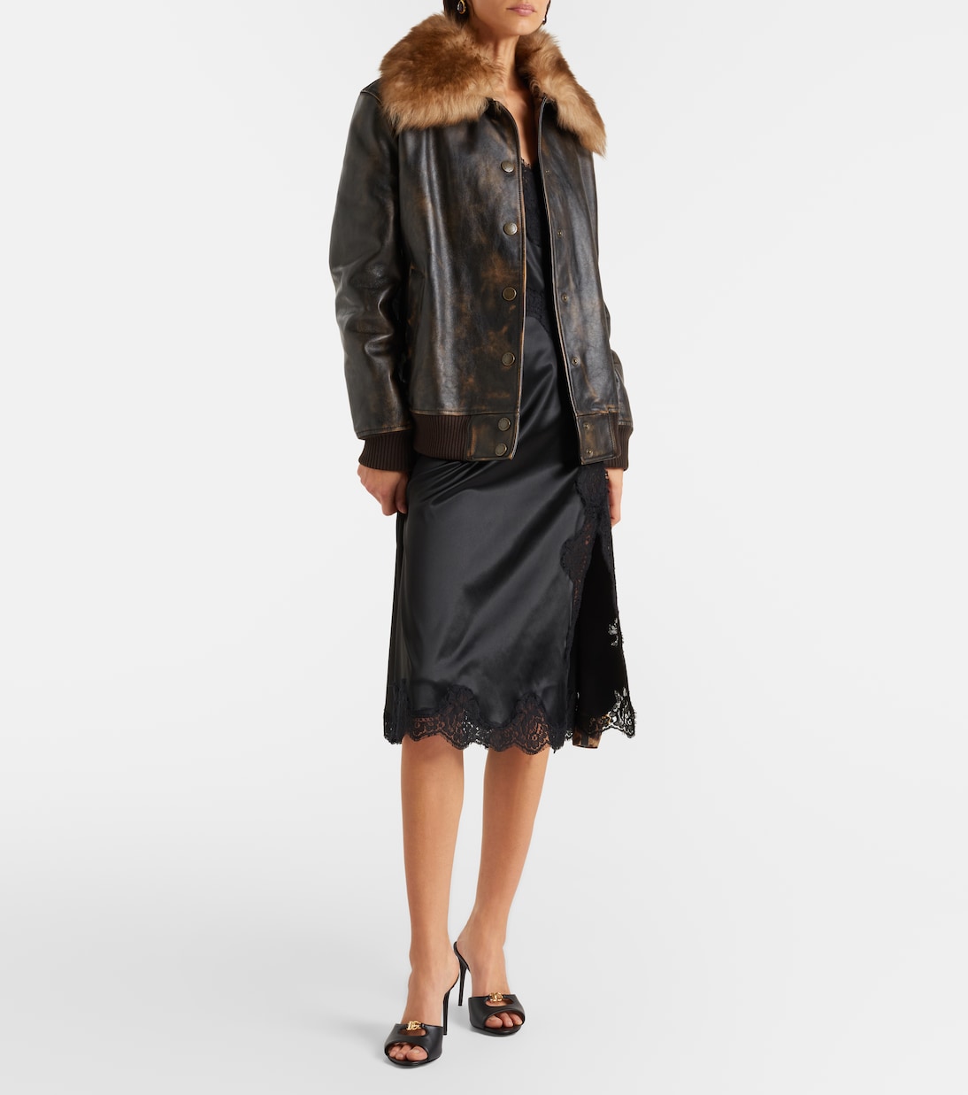 DG leather mules | Dolce&Gabbana