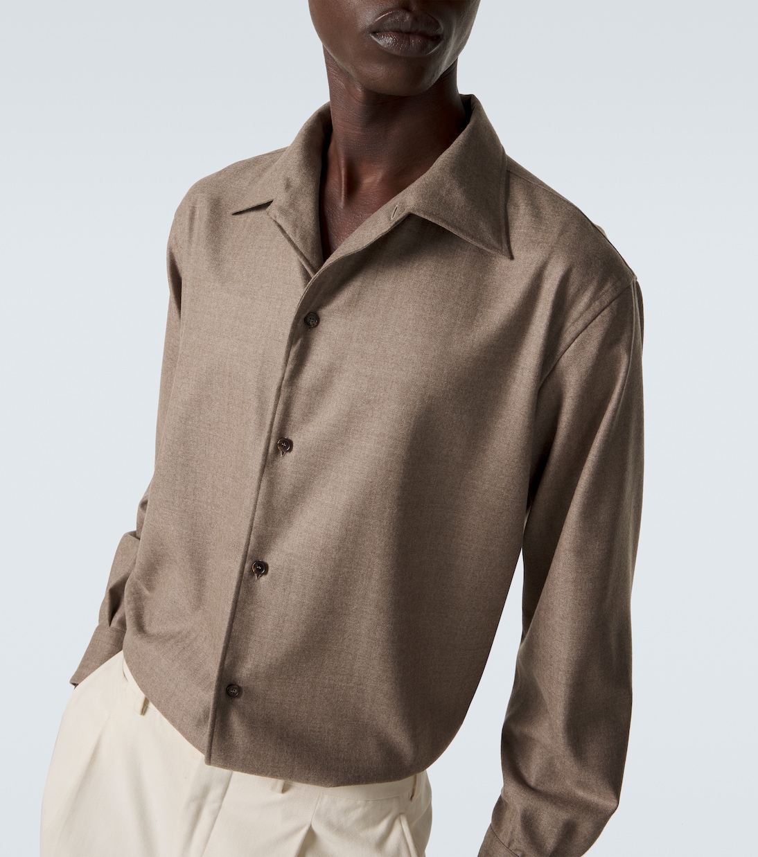 Hemd Franco aus Schurwolle | Loro Piana