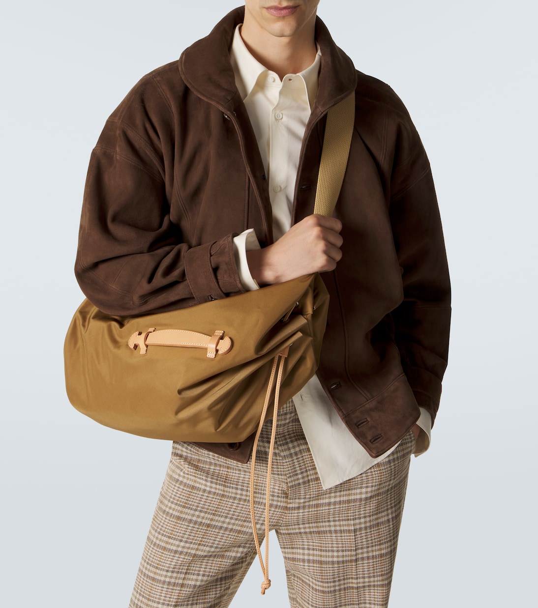 X Aeta Schultertasche mit Leder | Auralee