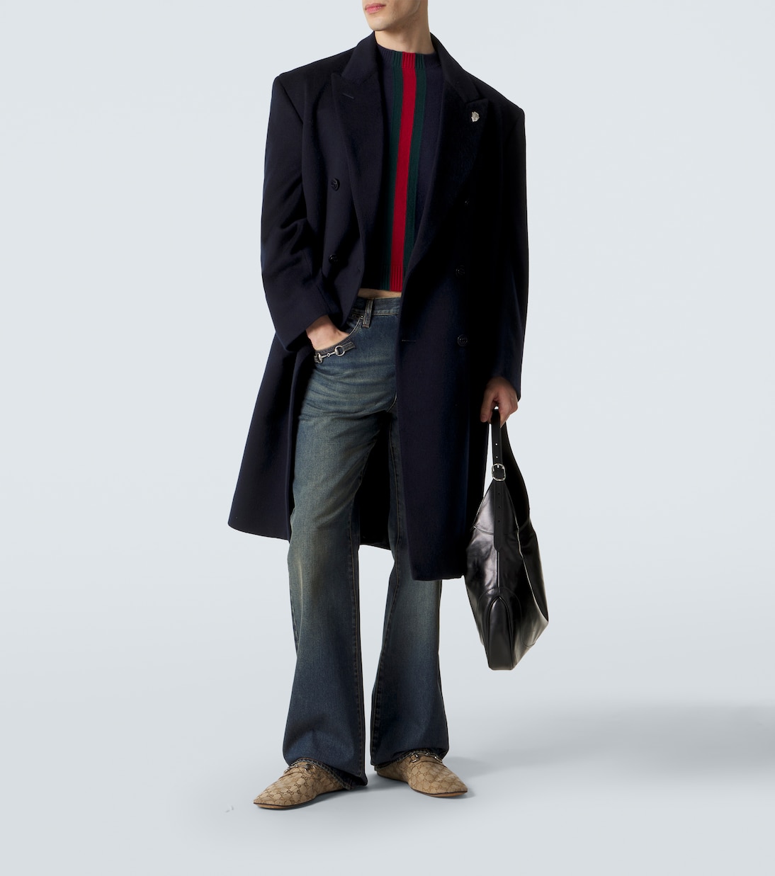 Loafers Horsebit GG aus Canvas | Gucci