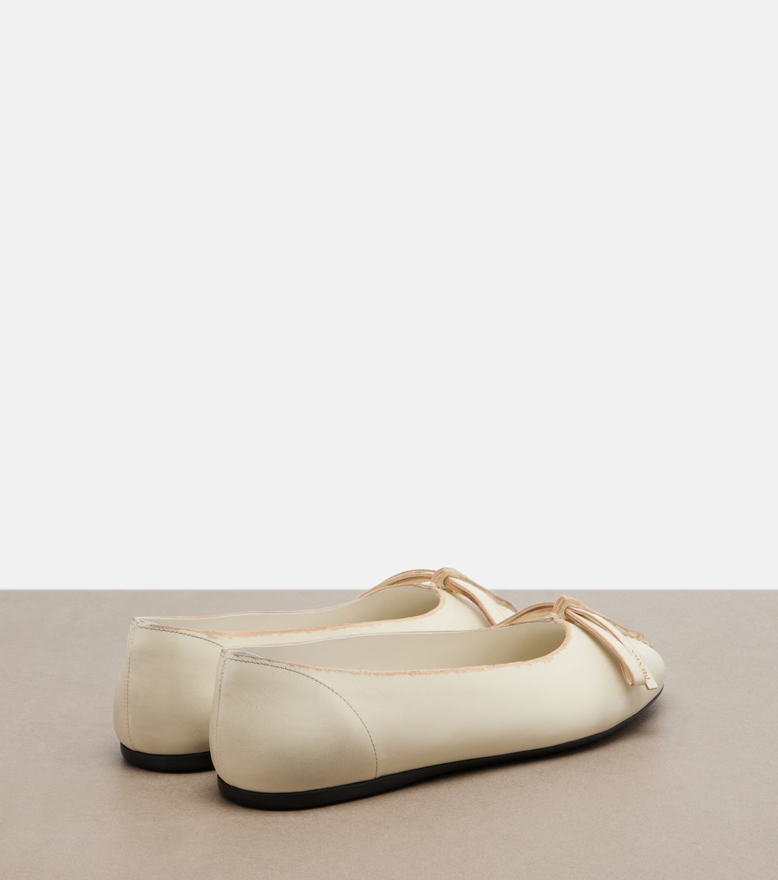 Ballerinas aus Leder | Prada