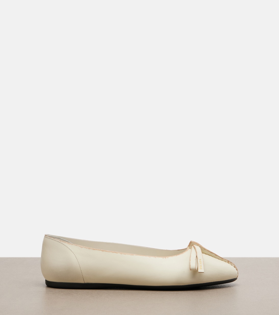 Ballerinas aus Leder | Prada
