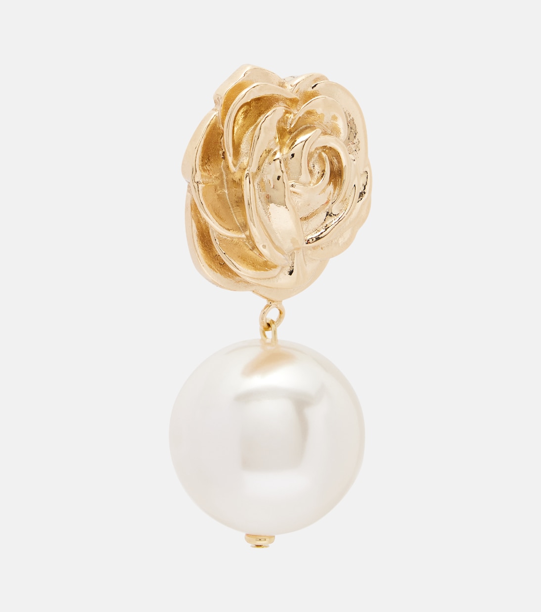 Boucles d'oreilles plaqué or à perles fantaisie | Magda Butrym