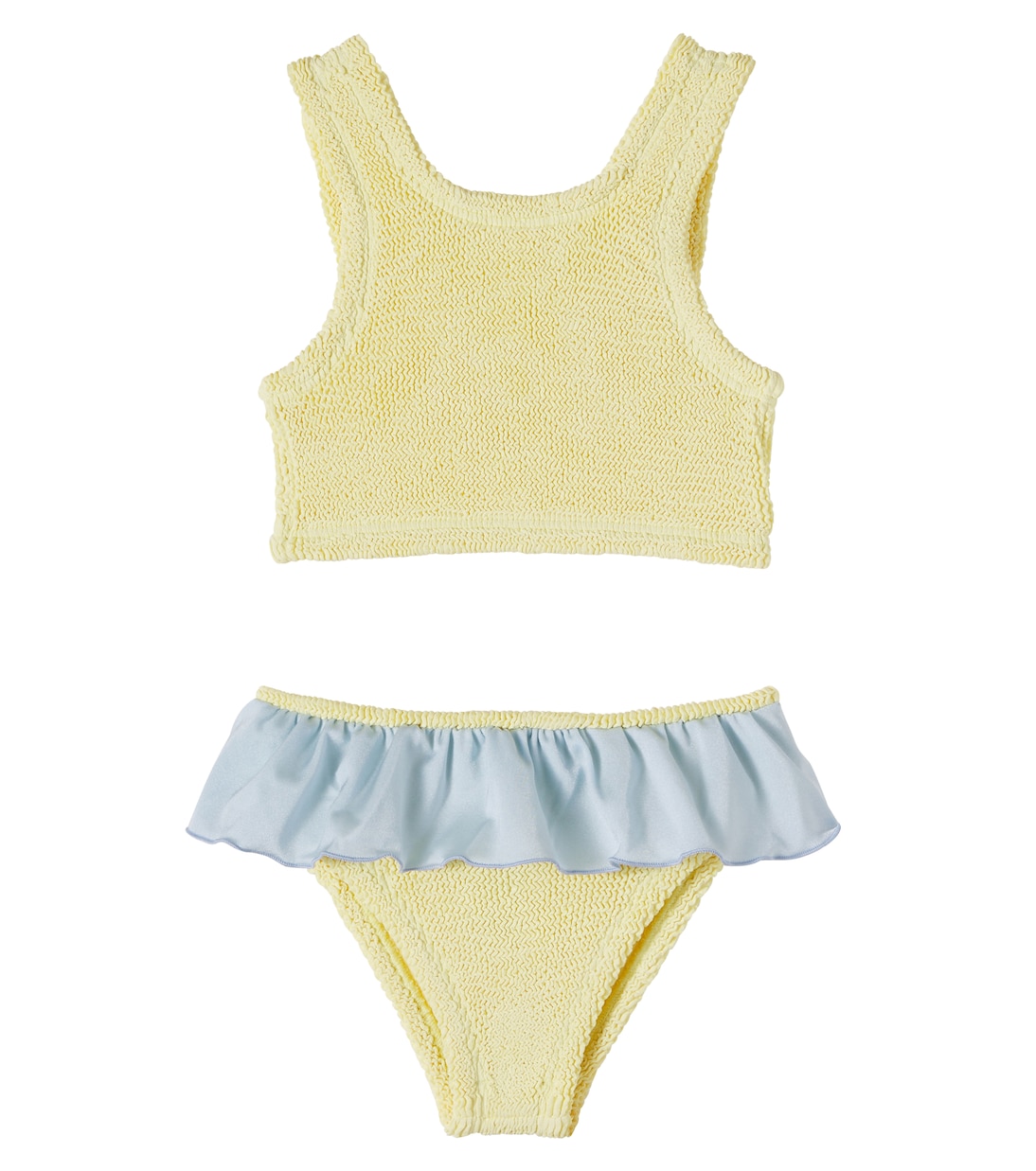 Olive ruffled bikini | Hunza G Kids