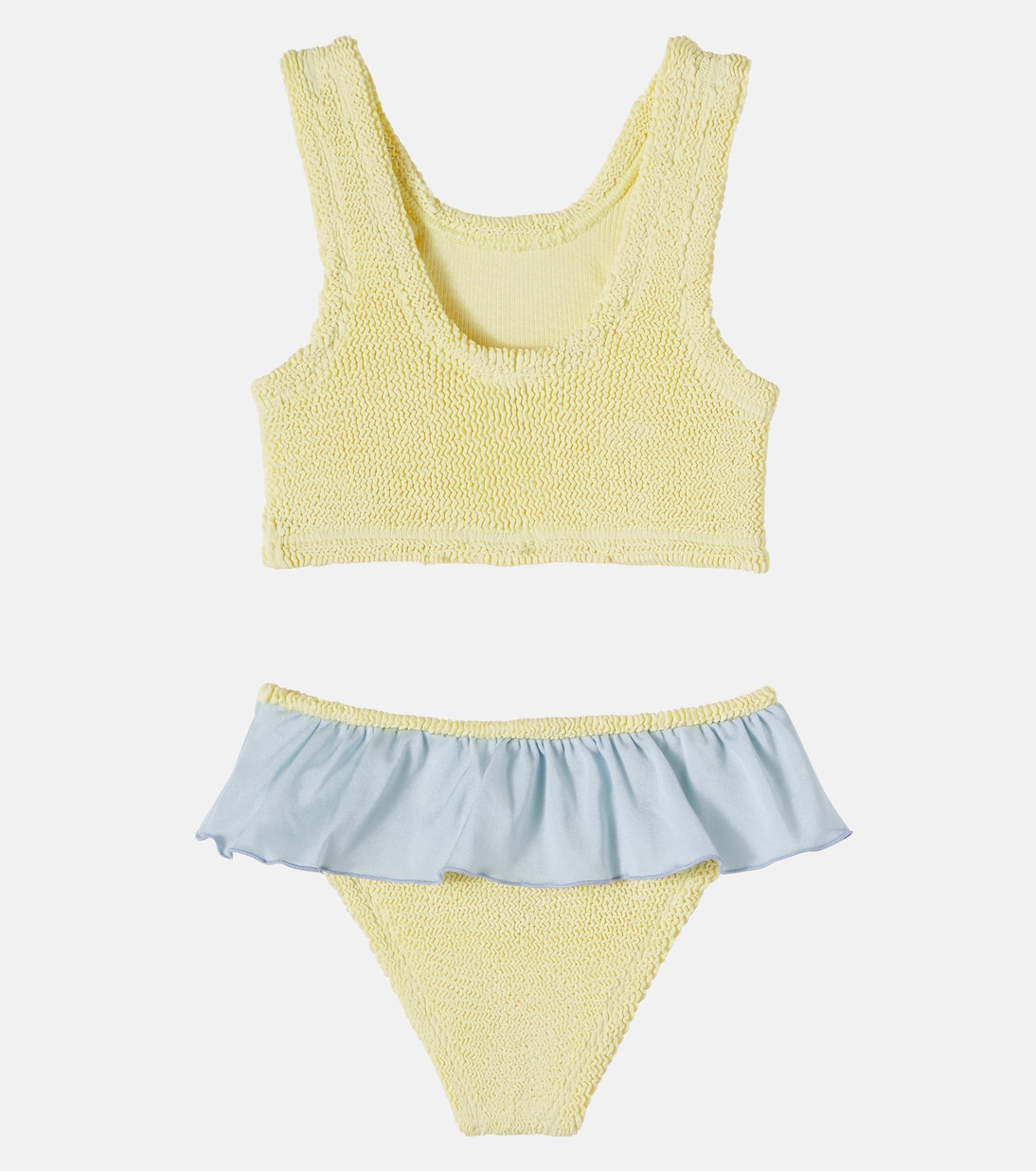 Olive ruffled bikini | Hunza G Kids