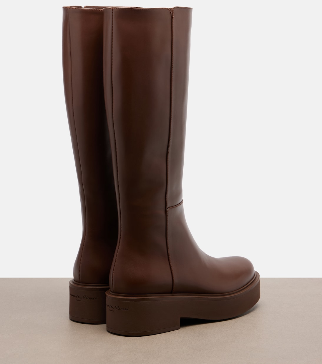 Hiro leather knee-high boots | Gianvito Rossi