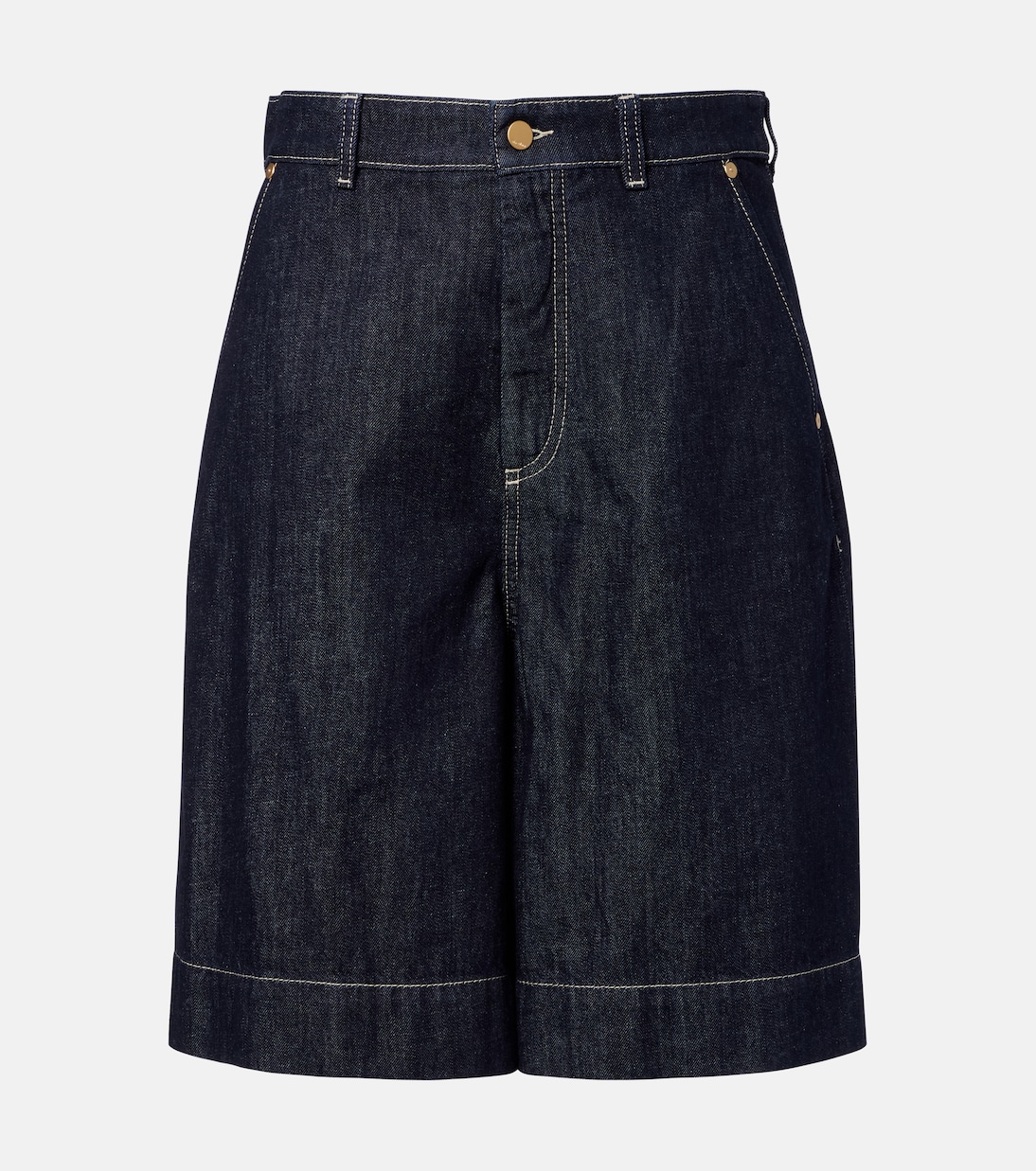 Quadro denim Bermuda shorts | 'S Max Mara