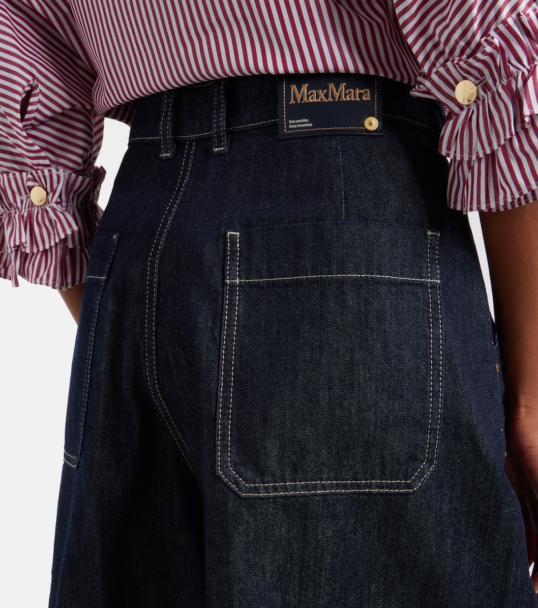 Quadro denim Bermuda shorts | 'S Max Mara