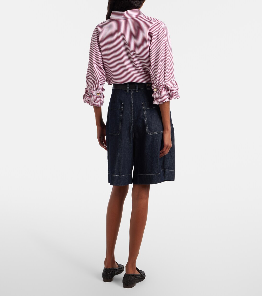 Quadro denim Bermuda shorts | 'S Max Mara