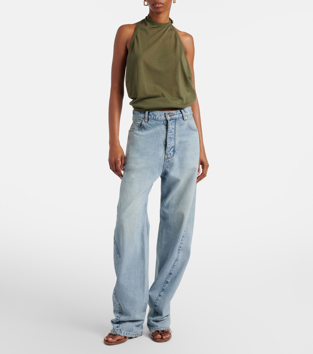 Frayed tapered jeans | Balenciaga
