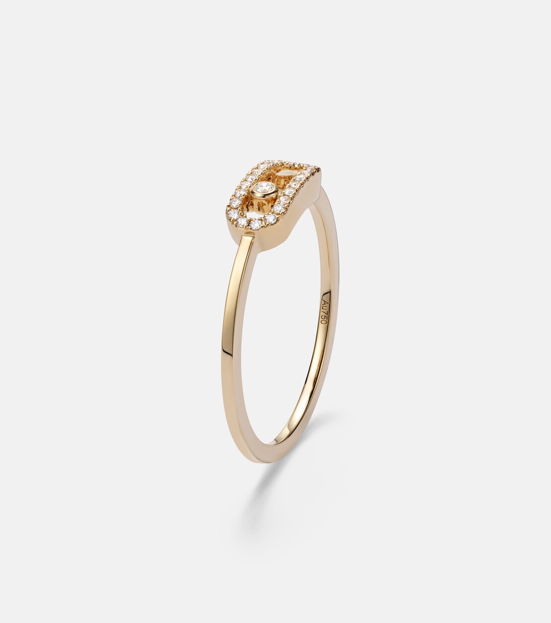 Anillo Move Uno de oro de 18 ct con diamantes | Messika