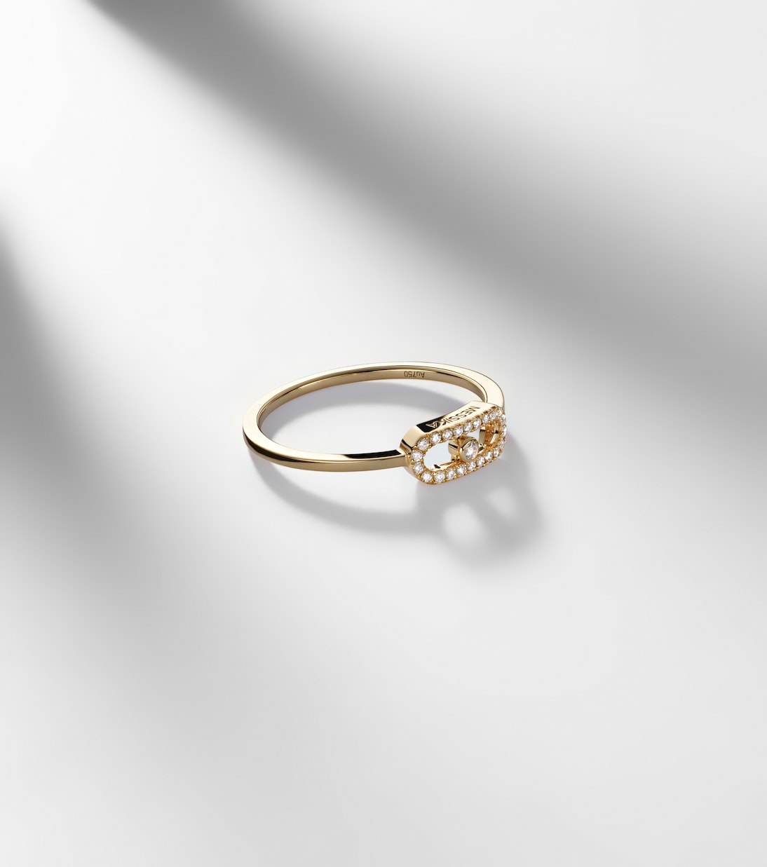Anillo Move Uno de oro de 18 ct con diamantes | Messika