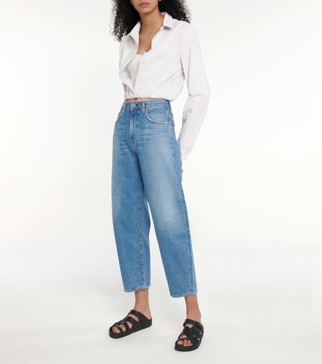 Cropped-Bluse Ludovica aus Popeline | Rta