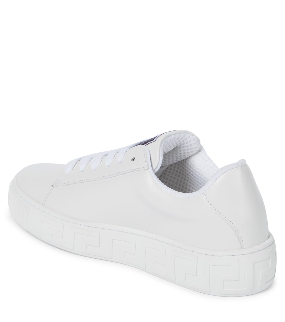 Logo leather sneakers | Versace Kids