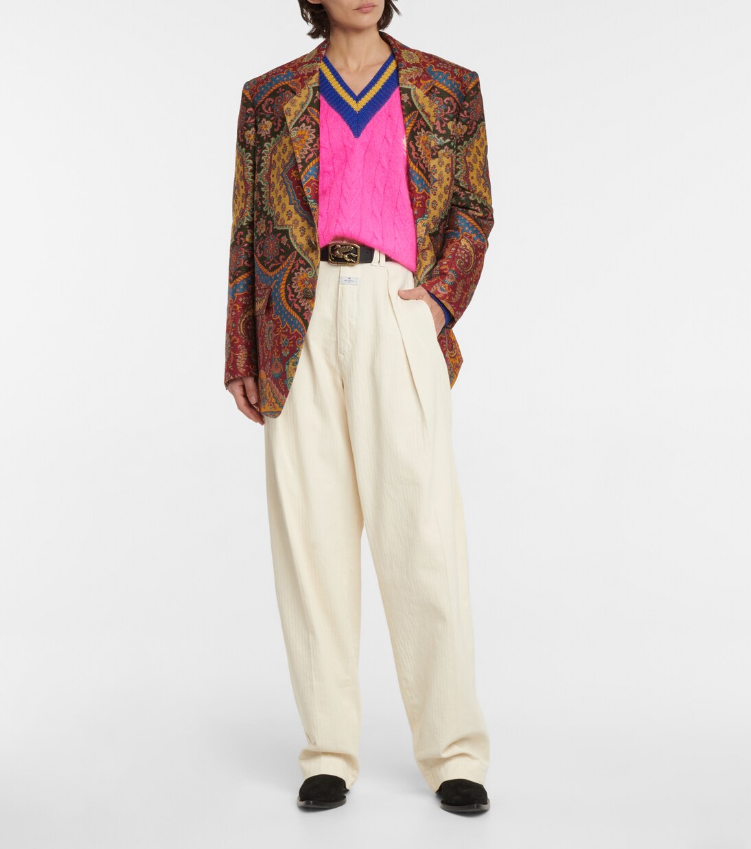 Pantaloni in cotone a gamba larga | Etro
