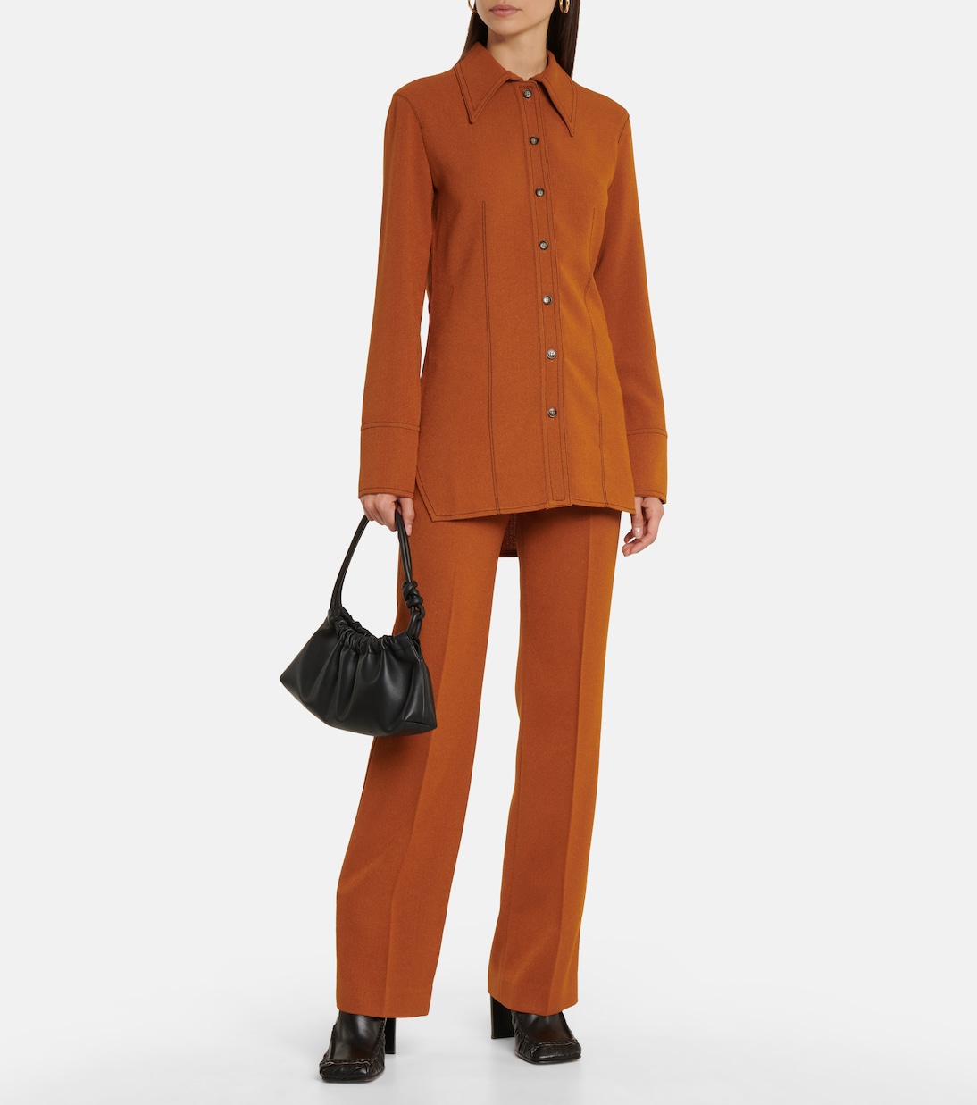 Pantalon droit Basma | Nanushka