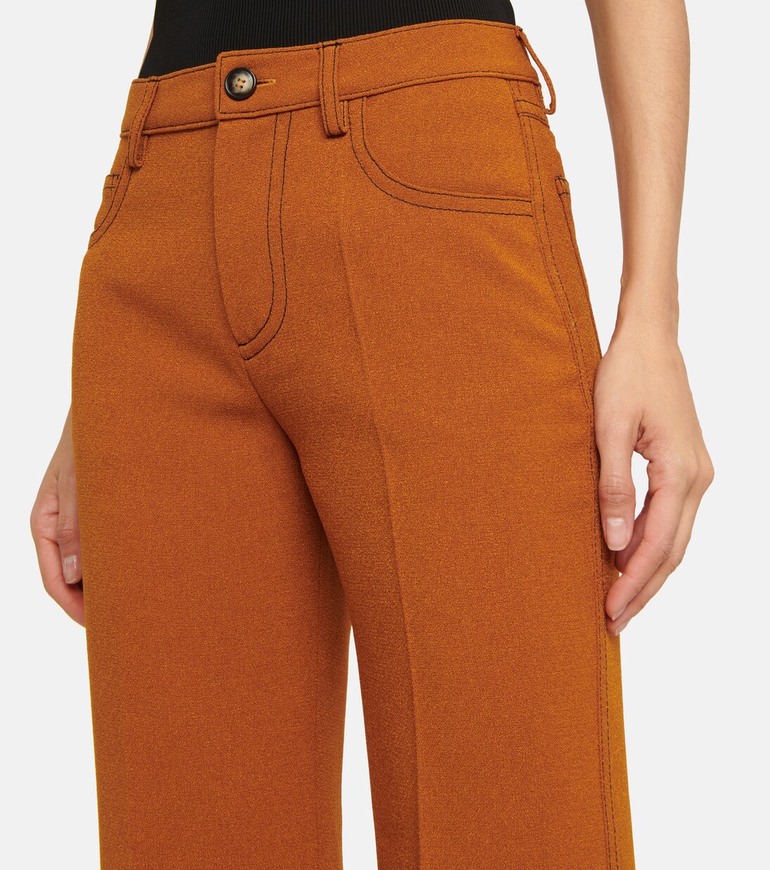 Pantalon droit Basma | Nanushka