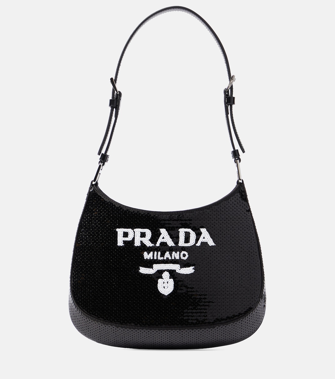 Cleo Small sequined shoulder bag | Prada