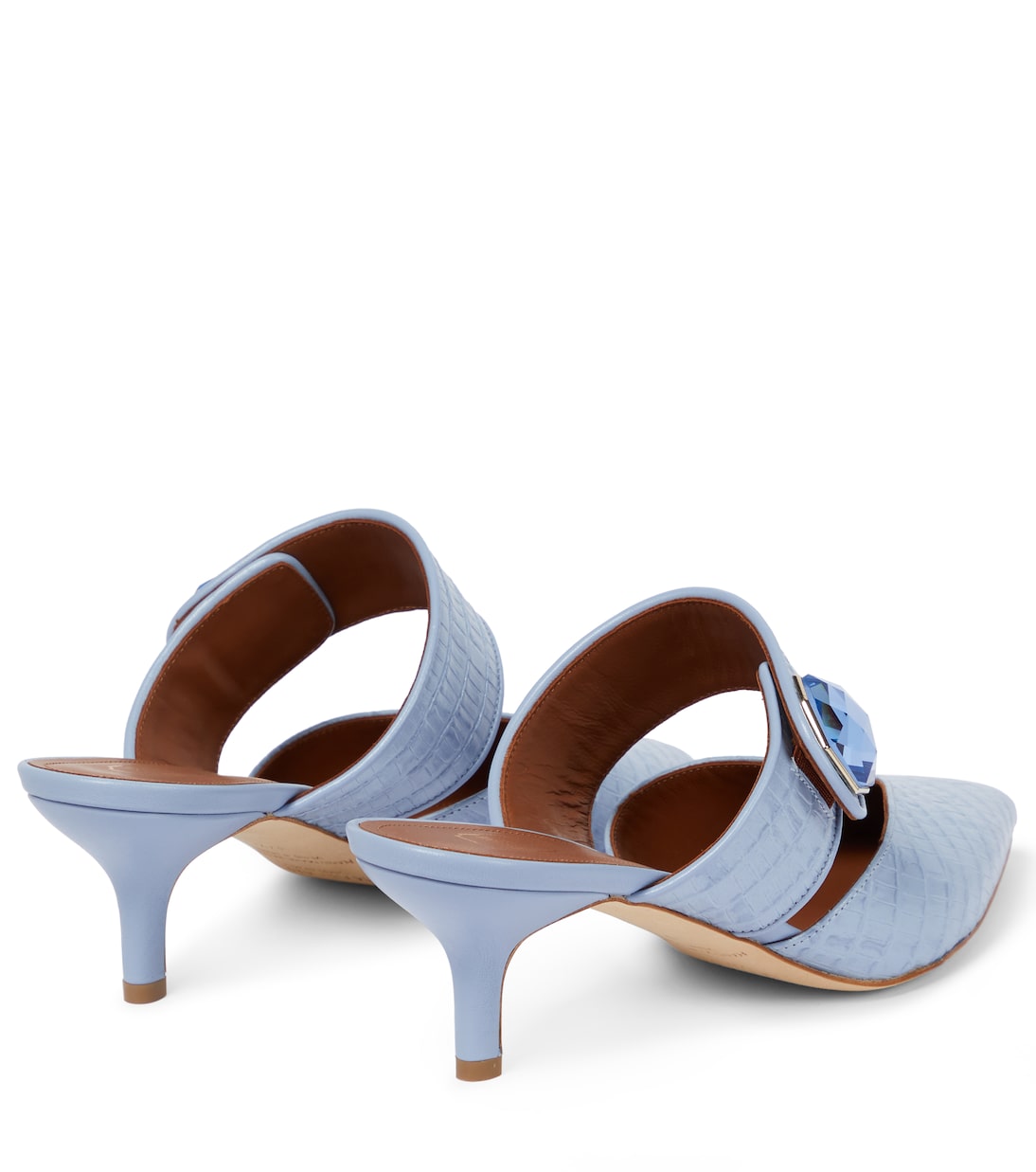 Mules Lola 45 en cuir embossé | Malone Souliers