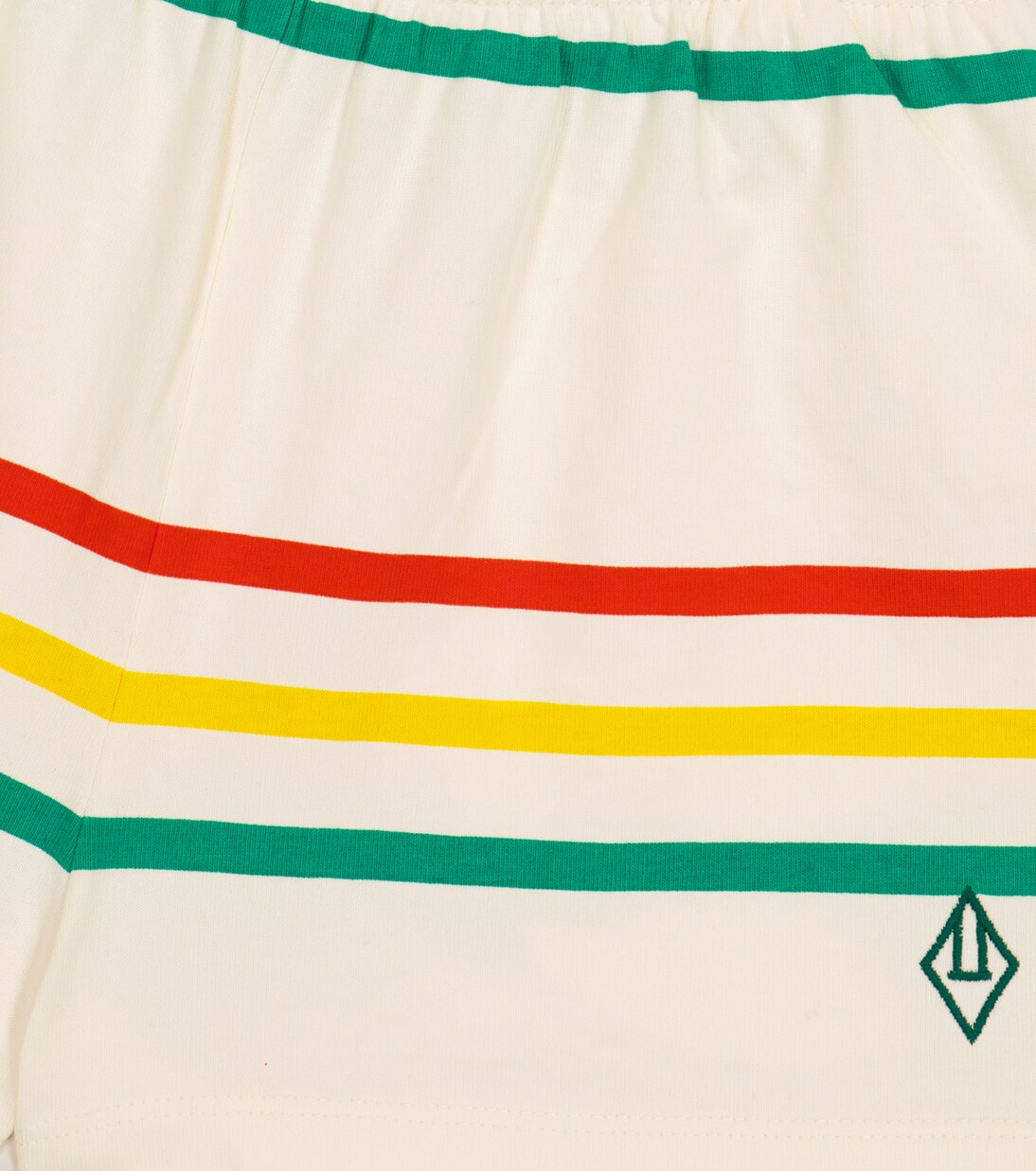 Poodle striped cotton shorts | The Animals Observatory