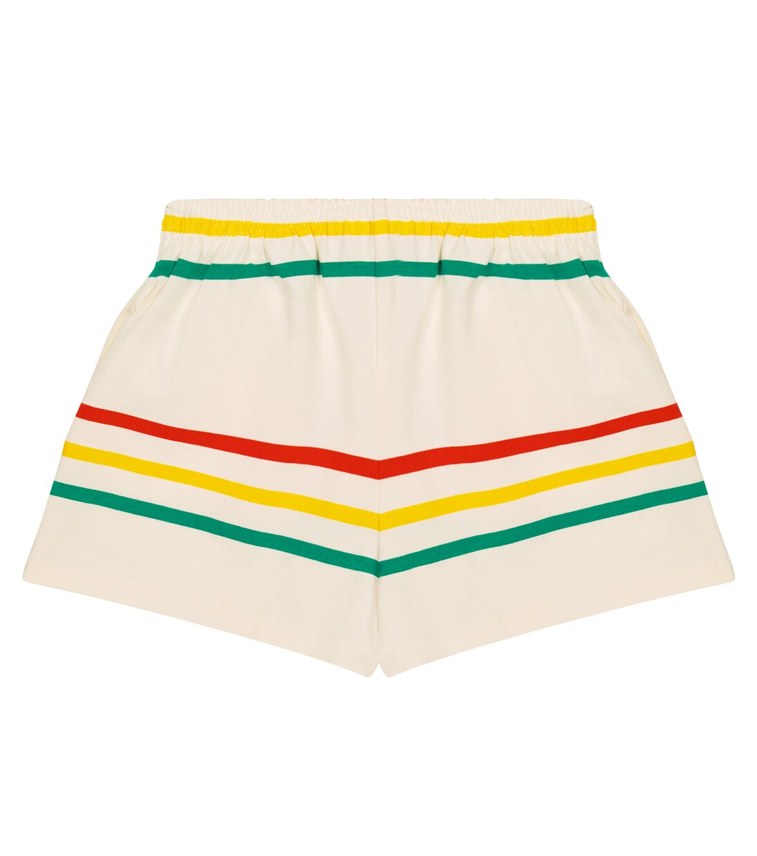 Poodle striped cotton shorts | The Animals Observatory