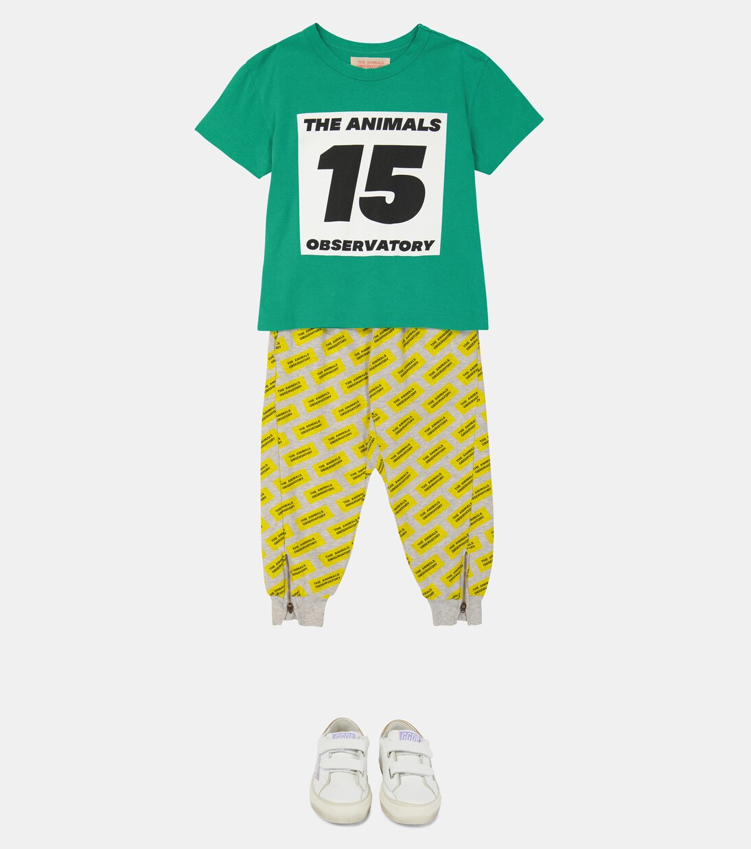 Panther printed cotton sweatpants | The Animals Observatory