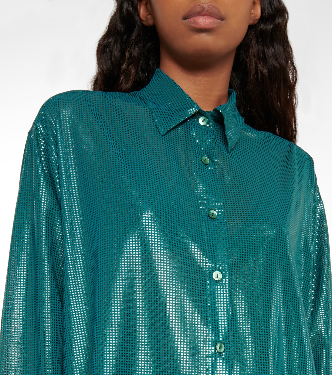 Hemd aus Lamé | Oséree