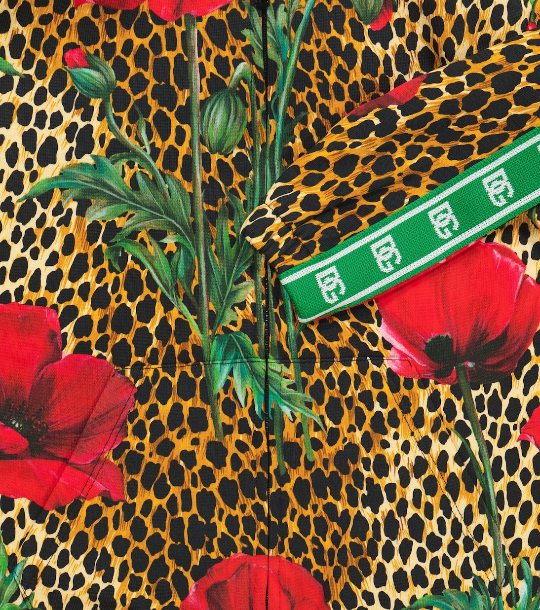 Sweat-shirt à capuche imprimé en coton | Dolce&Gabbana Kids